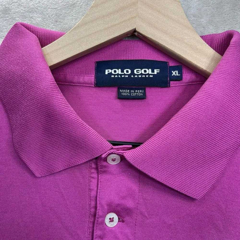 Polo Golf Ralph Lauren Performance Pima Cotton Blend Polo Size XL Pink